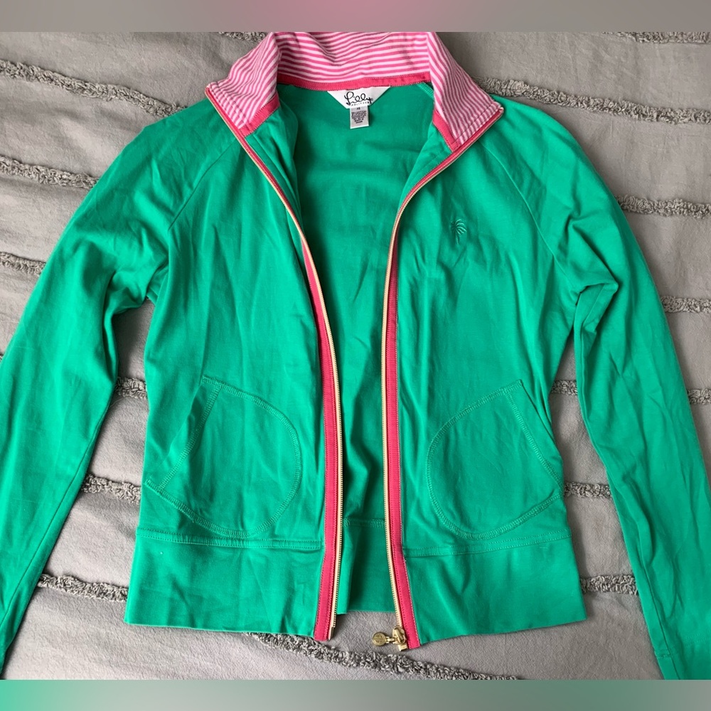 Lilly Pulitzer Zip Up Jacket